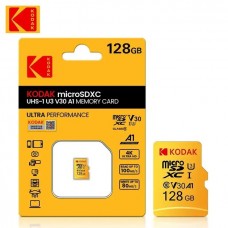 Карта памяти MicroSD 128GB Kodak UHS-I U3 V30 A1 Class 10