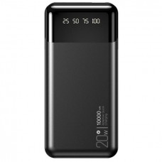 Портативная батарея - внешний аккумулятор XO PR191 10000mAh 20W fast charging черная