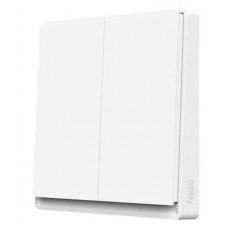 Выключатель двухклавишный умный Xiaomi Aqara E1 (QBKG39LM) без нулевой линии