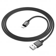 Кабель Borofone BX87 Sharp USB - Lightning для зарядки и передачи данных черный