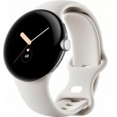 Умные часы Google Pixel Watch Polished с ремешком Silver/Chalk