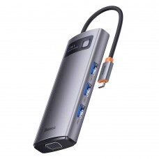 Хаб конвертер USB-C - VGA - 7-в-1 Baseus Metal Gleam 7-in-1 WKWG040013