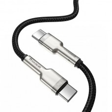 Кабель BASEUS Cafule Metal Cable Type-C to Type-C 2 метра 100W (20V 5A) CATJK-D01