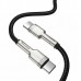 Кабель BASEUS Cafule Metal Cable Type-C to Type-C 2 метра 100W (20V 5A) CATJK-D01