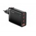 Зарядное устройство Toocki 100W GaN P100BD12C2A0 - 4 порта 2C+2A  черное евро вилка