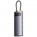 Хаб конвертер Baseus Metal Gleam Series 4-in-1 Multifunctional Type-C WKWG070113