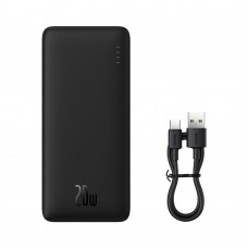 Портативный аккумулятор Baseus Airpow 10000 mAh 20W внешняя батарея с кабелем USB-C (PPQD090001)