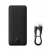 Портативный аккумулятор Baseus Airpow 10000 mAh 20W внешняя батарея с кабелем USB-C (PPQD090001)