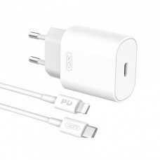 Зарядное устройство - комплект с кабелем XO L91 25W Адаптер питания быстрый USB-C - iPhone