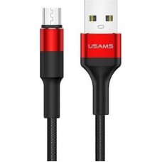 Кабель усиленная оплетка USAMS US-SJ224 USB - micro-USB 1.2 метра красный