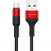 Кабель усиленная оплетка USAMS US-SJ224 USB - micro-USB 1.2 метра красный
