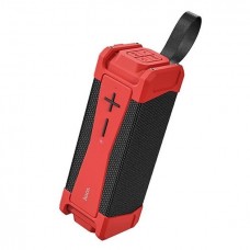 Беспроводная портативная Bluetooth колонка Hoco HC6 с ФМ радио и USB красная
