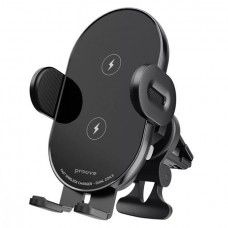 Автодержатель и беспроводное зарядное Proove Rounded Energy Pro 15W (WHRP15010001) черное
