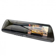 Видеорегистратор - зеркало HOCO DV4 4.5-inch rearview mirror driving recorder (2 камеры)