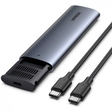 Карман переходник для SSD - UGREEN CM400 USB-C to M.2 NGFF 5G Enclosure A TO C Cable 50 см (10903)