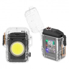 Электрозажигалка - фонарь arc ignition portable lamp D56-1