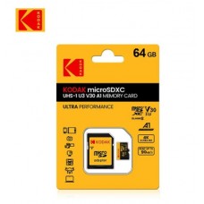 Карта памяти KODAK 64Gb MicroSD с адаптером