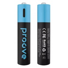 Аккумуляторные батарейки Proove Compact Energy AAA с портом USB-C набор 2 штуки
