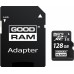 Карта памяти Goodram microSDXC 128GB сlass 10 UHS-I  + адаптер SD (M1AA-1280R12)