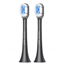 Насадки для зубной электрощетки Xiaomi Soocas X1 / X3 / X5 Soft Black (комплект 2 штуки) мягкие