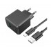 Адаптер - зарядное устройство HOCO CS12A (1 USB 18W) + кабель USB - Type-C (черное)