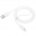 Кабель силиконовый Borofone BX52 Airy - USB на Lightning белый