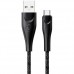 Кабель 2 метра нейлоновая оплетка USAMS U41 USB - Type-C 2m