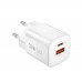 Зарядный адаптер - блок питания WIWU Wi-U008 33W Wall charger евро вилка белый