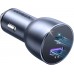 Авто зарядное устройство адаптер быстрый 52.5 вт Ugreen CD213 (60980) 2 порта USB-A + USB-C