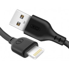 Кабель эластичный XO NB103 USB - Lightning 2 метра черный
