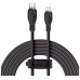 Кабель Baseus Pudding Series Type-C to iPhone 27 W 2 метра черный