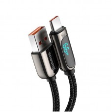Кабель с экраном Baseus Fast Charging USB - Type-C 66W 1 метра CASX020001