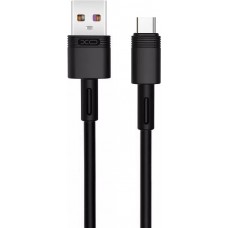 Кабель скоростной XO NB-Q166 USB - Type-C 5 ампер черный