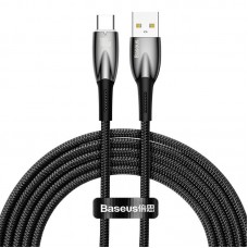 Кабель Baseus Glimmer Series USB - Type-C 100W 6A 1 метр черный CADH000401