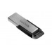 Флеш накопитель металлический USB 3.0 SanDisk Ultra Flair 128 Gb серебристый с черным