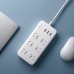 Сетевой фильтр удлинитель Xiaomi Mi Power Strip 6 розеток + 3 юсб порта CXB6-1QM китайские розетки