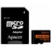 Карта памяти microSDXC 128 GB - APACER V30 A2 R100 + adapter (AP128GMCSX10U8-R)