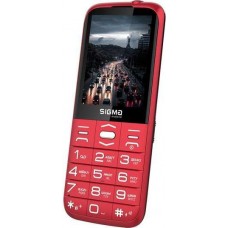 Телефон для пожилых людей Sigma Comfort 50 Grace красный