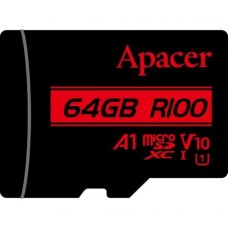 Карта памяти Apacer microSDXC 64GB R100 AP64GMCSH10UB-R
