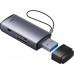 Карт-ридер - считыватель карт памяти Baseus Lite Series USB-A to SD/TF Card Reader WKQX060013