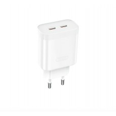 Зарядное устройство XO L105 35W 2 порта - Dual Port Fast Charger Type-c адаптер блок