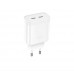 Зарядное устройство XO L105 35W 2 порта - Dual Port Fast Charger Type-c адаптер блок