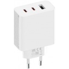 Сетевое зарядное устройство Xiaomi 67W GaN Charger 2C1A (BHR7493EU) 3 порта белое