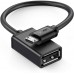 Кабель - адаптер UGREEN US133 MicroUSB Male - USB-A Female + OTG черный (10396)