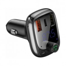 Bluetooth FM трансмиттер система громкой связи + АЗУ Baseus S-13 CCMT000101