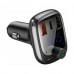 Bluetooth FM трансмиттер система громкой связи + АЗУ Baseus S-13 CCMT000101