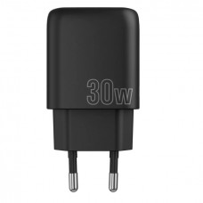 Зарядный адаптер - блок питания Proove Silicone Power Plus 30W (Type-C+USB) WCSP3011001 черный