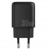 Зарядный адаптер - блок питания Proove Silicone Power Plus 30W (Type-C+USB) WCSP3011001 черный