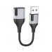 Адаптер - внешняя звуковая карта BOROFONE BV19 Creator переходник USB to 3.5mm