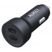Авто зарядное 2 порта юсб-с Aukey 65W 2C (CC-Y23) черное
